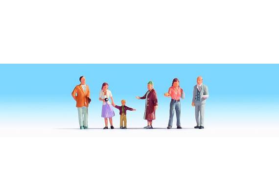Noch 15837 Festbesucher, Set mit 6 Figuren