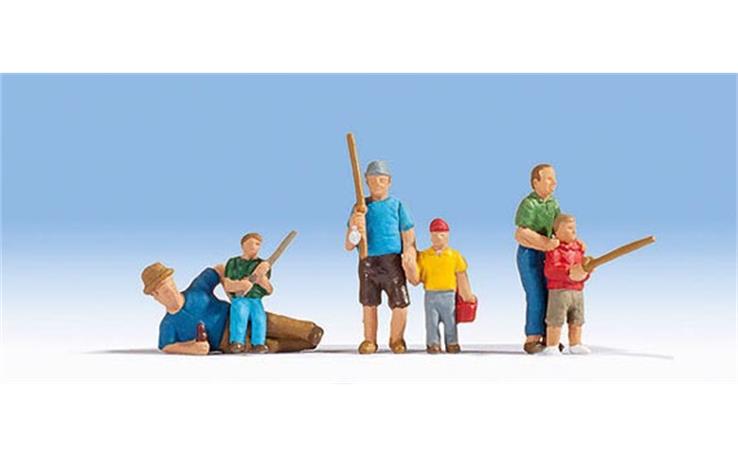Noch 15893 Angler, Set mit 6 Figuren
