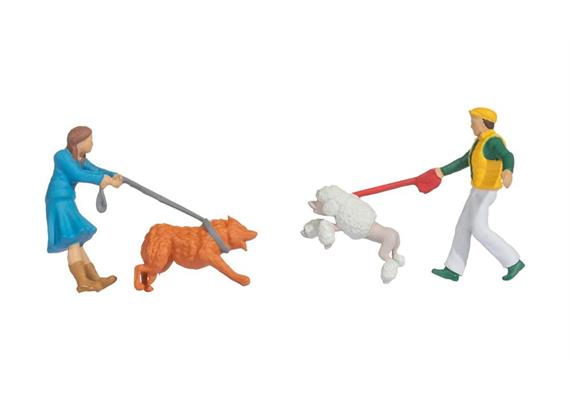 Noch 16602 Funny-Scenes Hundebegegnung, H0