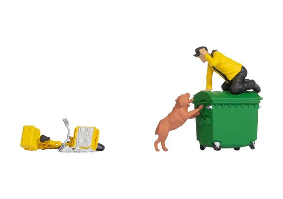 Noch 16610 Funny-Scenes Vorsicht Hund, H0
