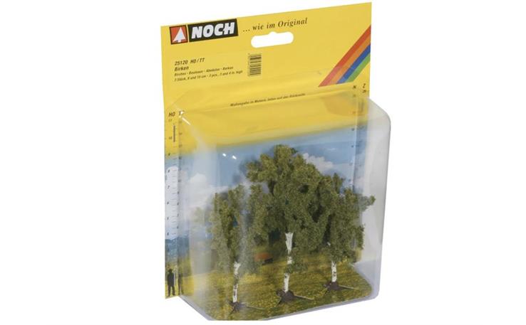 Noch 25120 Birken 3?Stück, 8 und 10?cm hoch Noch 25120 Birken 3?Stück, 8 und 10?cm hoch