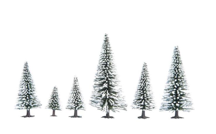 Noch 26828 25 Schneetannen 5 - 14 cm