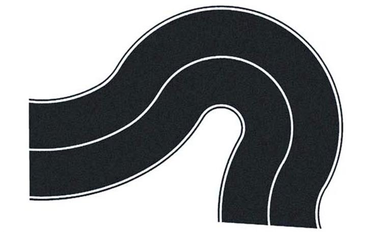 Noch 34201 Universalkurve Asphalt 2 St.