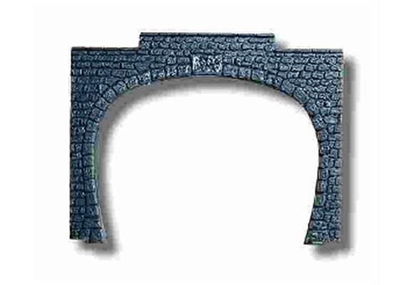 Noch 34410 Tunnel-Portal 2-gleisig, Kunststoff