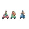 Noch 35835 Motorrollerfahrer, Set mit 3 Figuren, Spur N