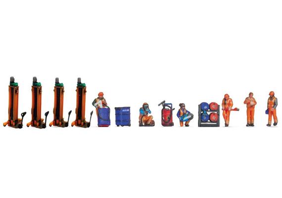 Noch 35900 Figuren-Themenwelt Bahnbetriebswerk, N
