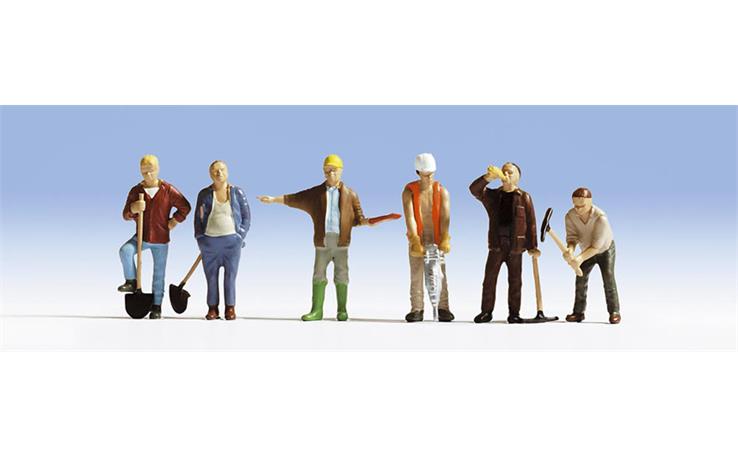 Noch 36110 Bauarbeiter, Set mit 6 Figuren