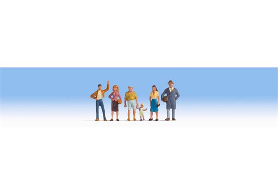 Noch 36478 Passanten, Set mit 6 Figuren