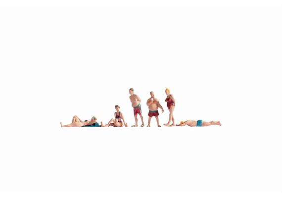 Noch 36841 Badende, Set mit 6 Figuren