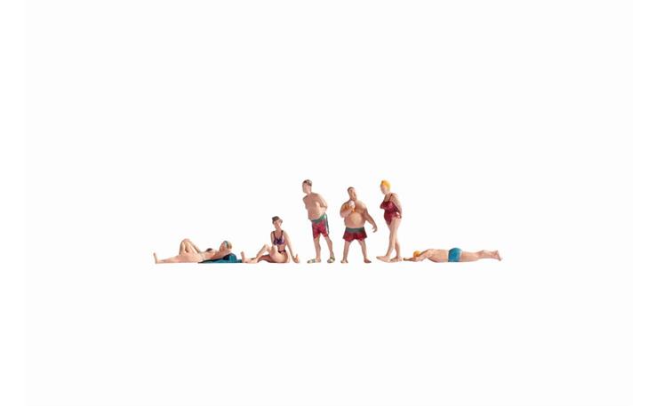 Noch 36841 Badende, Set mit 6 Figuren