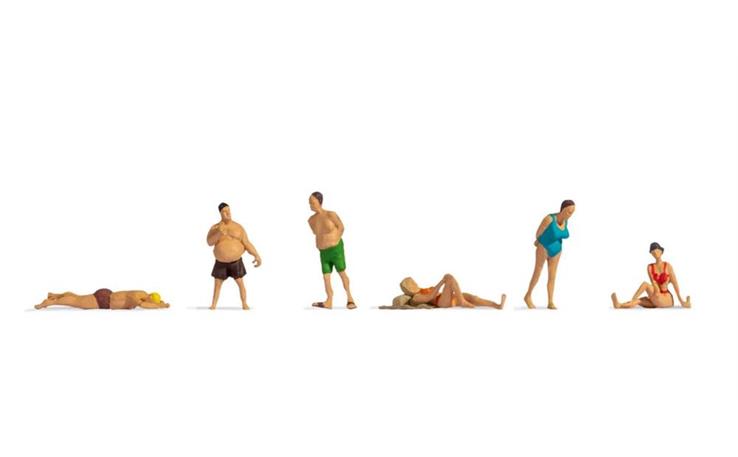 Noch 38300 Badende, Set mit 6 Figuren