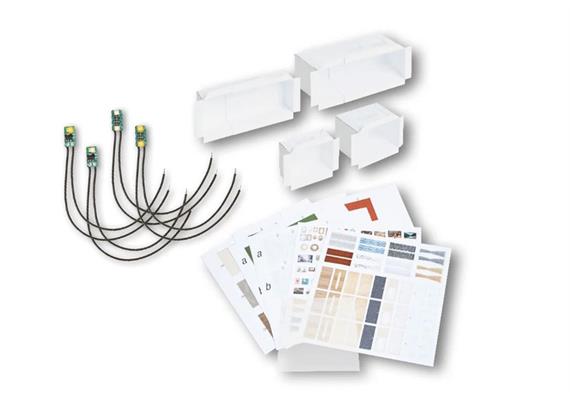 Noch 51250 micro-rooms LED-Gebäude-Beleuchtungs-Set