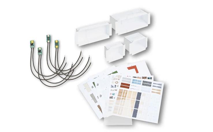 Noch 51250 micro-rooms LED-Gebäude-Beleuchtungs-Set
