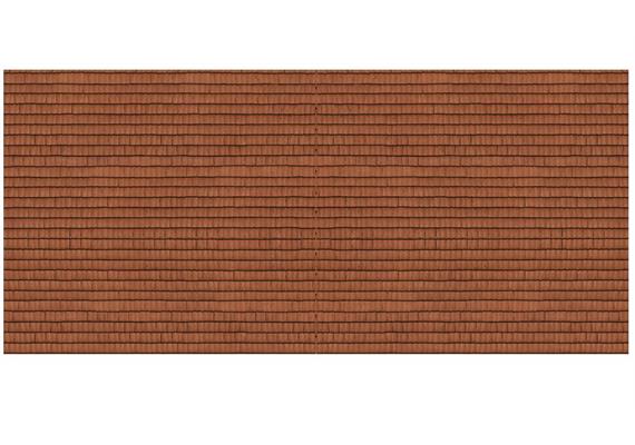 Noch 56965 3D-Kartonplatte Dachziegel