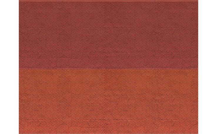 Noch 56970 3D-Kartonplatte Biberschwanz, rot, 25 x 12,5 cm