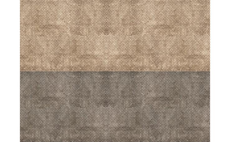 Noch 56971 3D-Kartonplatte Biberschwanz, grau, 25 x 12,5 cm