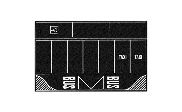 Noch 60718 Parkplatz Asphalt