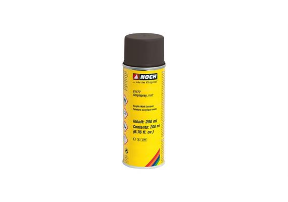 Noch 61177 Acrylspray matt, schwarz, 200ml