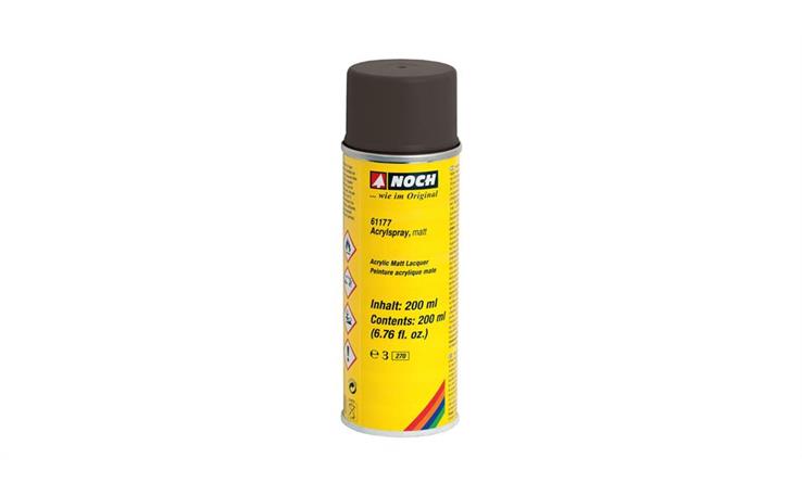 Noch 61177 Acrylspray matt, schwarz, 200ml