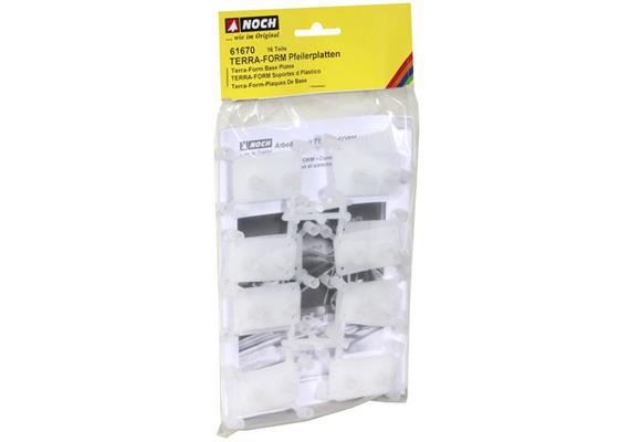 Noch 61670 Terra-Form Pfeiler-Platten, 16 Stk.