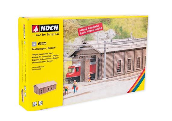 Noch 63025 L-C N Lokschuppen Bergün