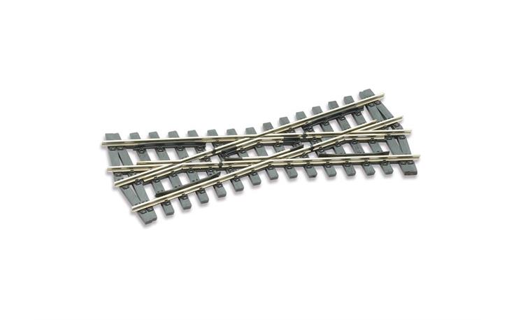 Peco SL-E1493 Cd75 20° Kreuzung, Holzschwellen