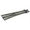 Peco SL-E196 Cd75 12° Weiche links, mittlerer Radius mit leitendem Herzstüc, H0/00