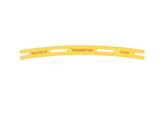Peco TTT-15 Gleisbau-Schablone Radius: 381mm, H0m