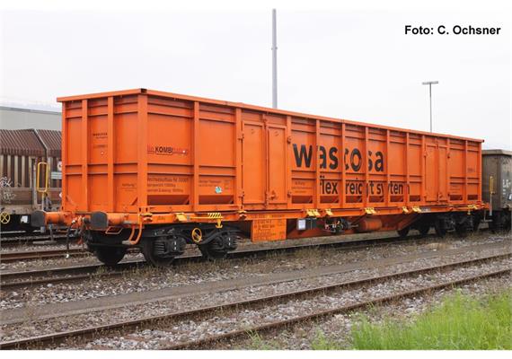 PIKO 24553 Containertragwagen Sgnns E-Aufbau der CH-Wascosa, H0