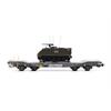 PIKO 96281 Panzertransportwagen Slmmps mit M113 Panzer SBB, H0