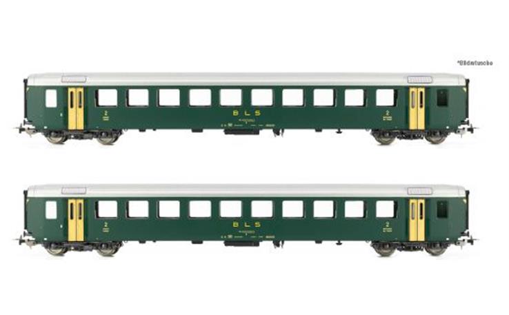 PIKO 96612 EW I Personenwagenset 2-tlg BLS, H0 DC