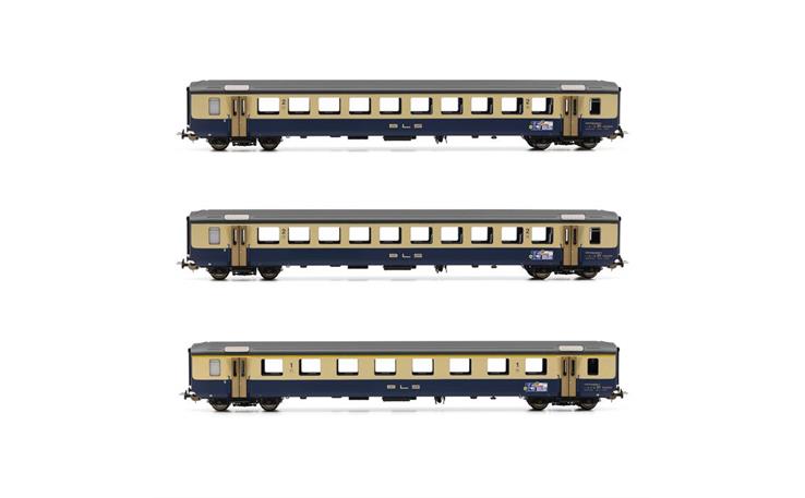 PIKO 96773 EW I Personenwagen-Set 3-tlg "75 Jahre BLS" der BLS, H0 AC