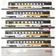 PIKO 96795 EW I Personenwagenset 5-tlg GOLDENPASS BLS, H0 DC
