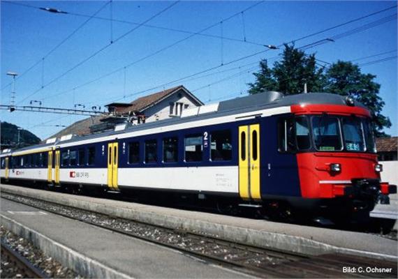 PIKO 97256 E-Triebzug RABDe 510 3-tlg Mirage NPZ SBB, H0 AC Digital Sound