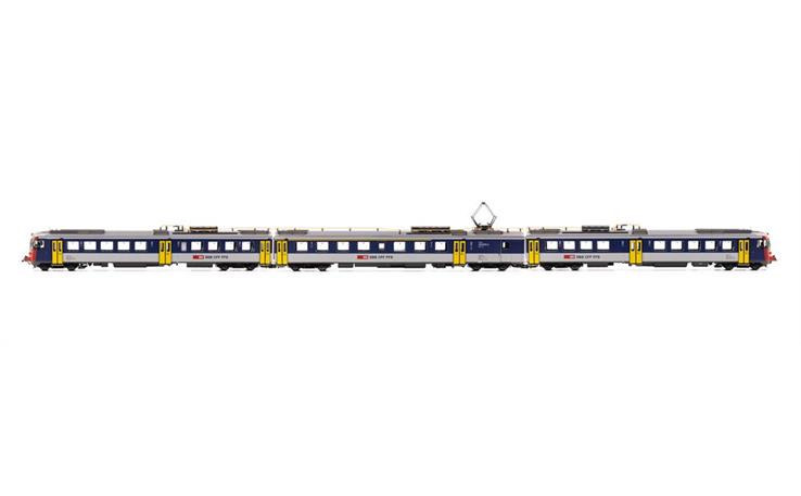PIKO 97261 E-Triebzug RABDe 510 Mirage 3-tlg NPZ SBB, H0 DC Digital Sound