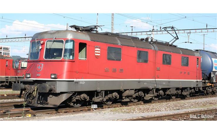 PIKO 97495 E-Lok Re 6/6 11602 Prototyp Morges rot SBB, H0 DC Digital Sound