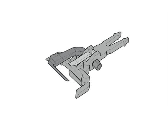 Poly-Engel "Igor" knieend weiss-rosé sort. H11cm