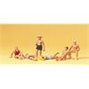 Preiser 10071 Badende, Set mit 6 Figuren