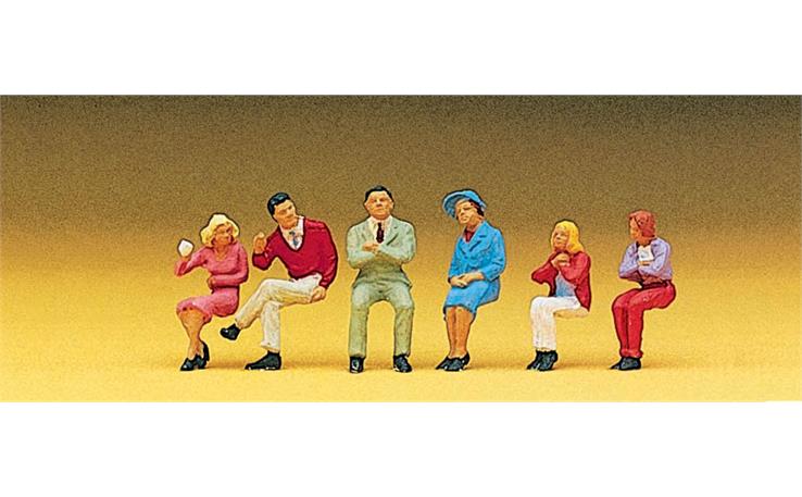 Preiser 10096 Sitzende Personen, Set mit 6 Figuren