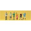 Preiser 10290 Wanderer, Set mit 6 Figuren