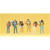 Preiser 10296 Tramper, Set mit 6 Figuren