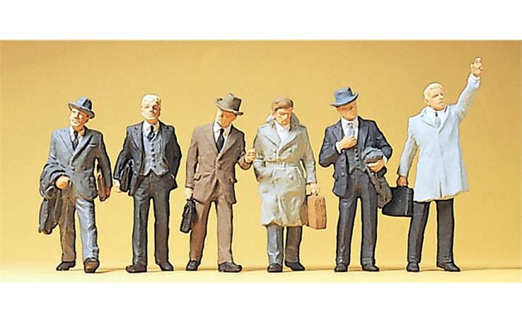 Preiser 10381 Geschäftsleute, Set mit 6 Figuren