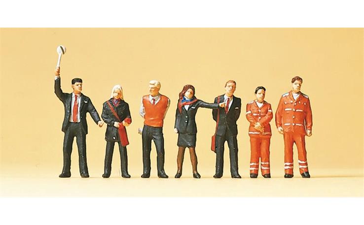 Preiser 10407 SBB-Personal, Set mit 7 Figuren