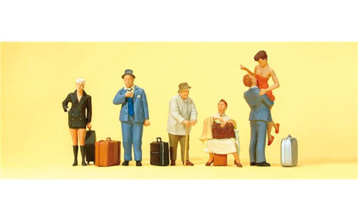 Preiser 10540 Reisende, Set mit 6 Figuren