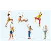 Preiser 10606 Sportkletterer, Set mit 6 Figuren