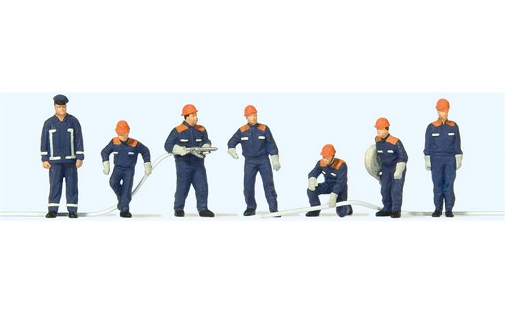 Preiser 10719 Jugendfeuerwehr, Set mit 7 Figuren