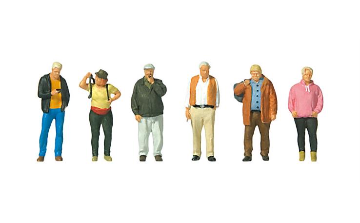Preiser 10724 Passanten, Set mit 6 Figuren