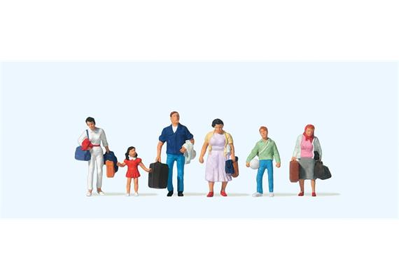 Preiser 10784 Reisende, Set mit 6 Figuren