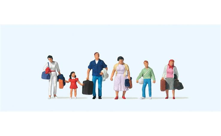 Preiser 10784 Reisende, Set mit 6 Figuren