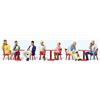 Preiser 10807 Café WLAN, Set mit 7 Figuren und Zubehör 1/87